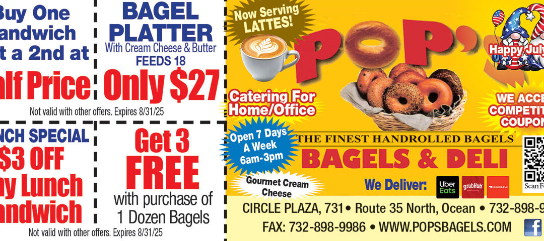 Pop’s Bagels & Deli In Ocean Township