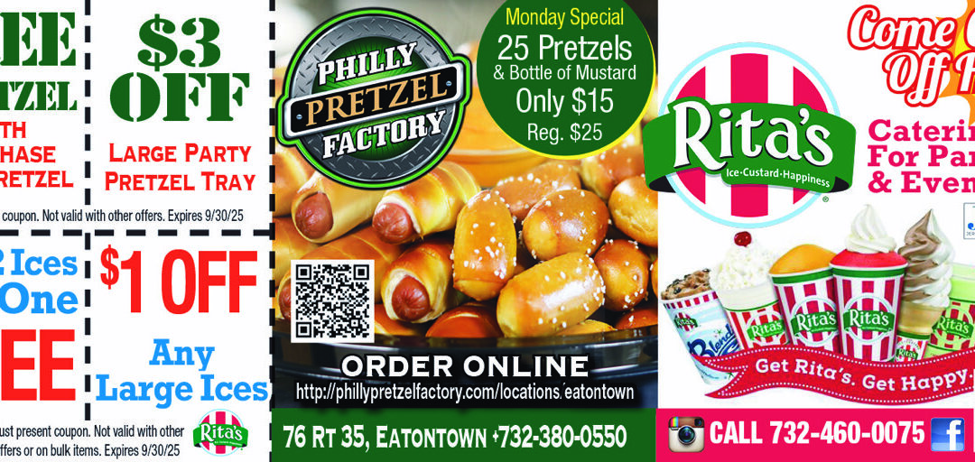 Rita’s Ices/Philly Pretzel Factory In Eatontown