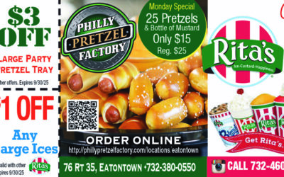 Rita’s Ices/Philly Pretzel Factory In Eatontown