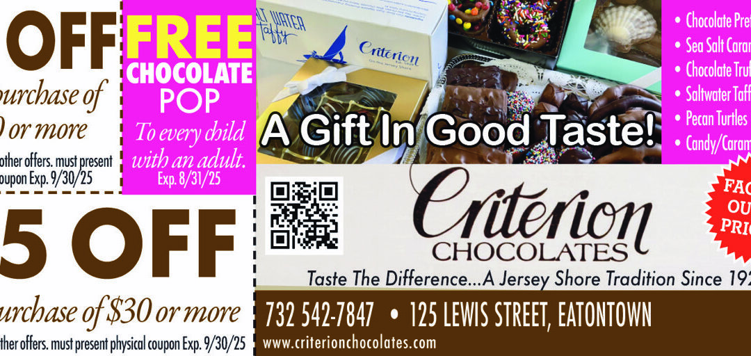 Criterion Chocolates In Eatontown….Making New Jersey Sweet Since 1929
