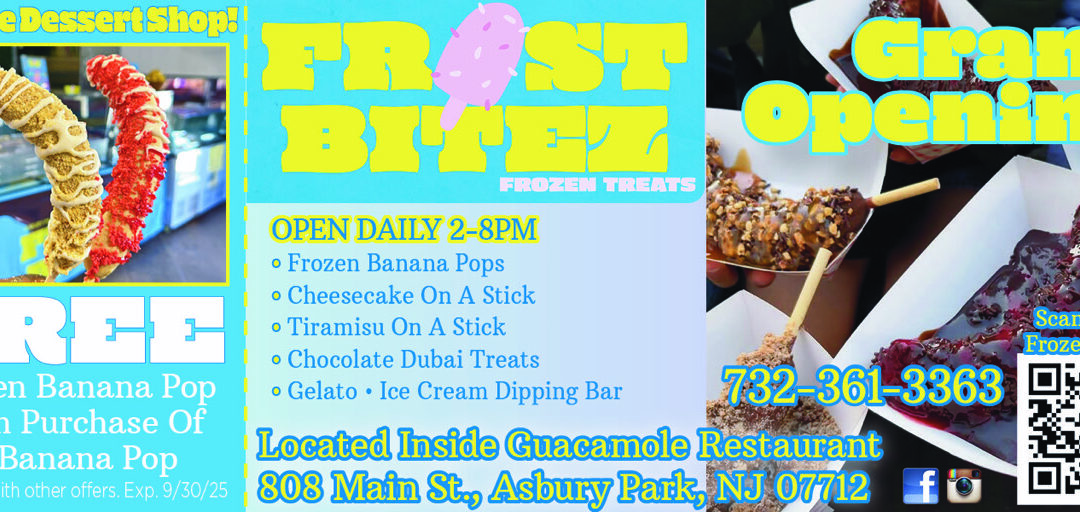 Grand Opening Of Frost Bitez In Asbury Park….A Unique Dessert Shop
