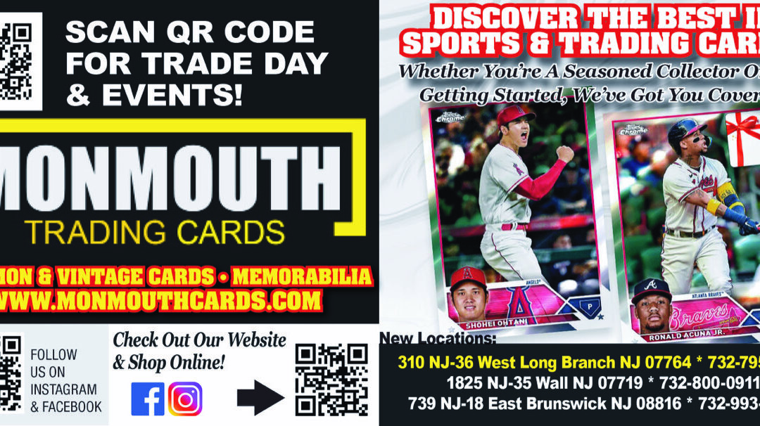Monmouth Trading Cards In West Long Branch, Wall Twp & East Brunswick