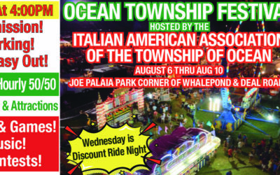 Ocean Township Festival August 6- August 10 @ Joe Palaia Park