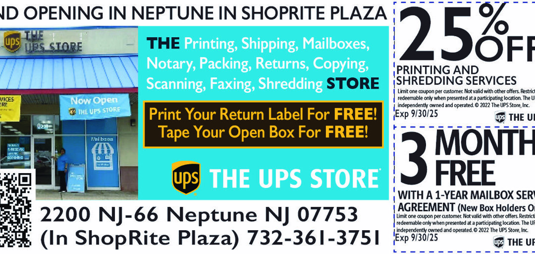 The UPS Store IN ShopRite Plaza….Grand Opening!