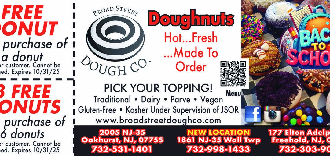 Broad Street Dough Co In Oakhurst, Wall Township, Freehold