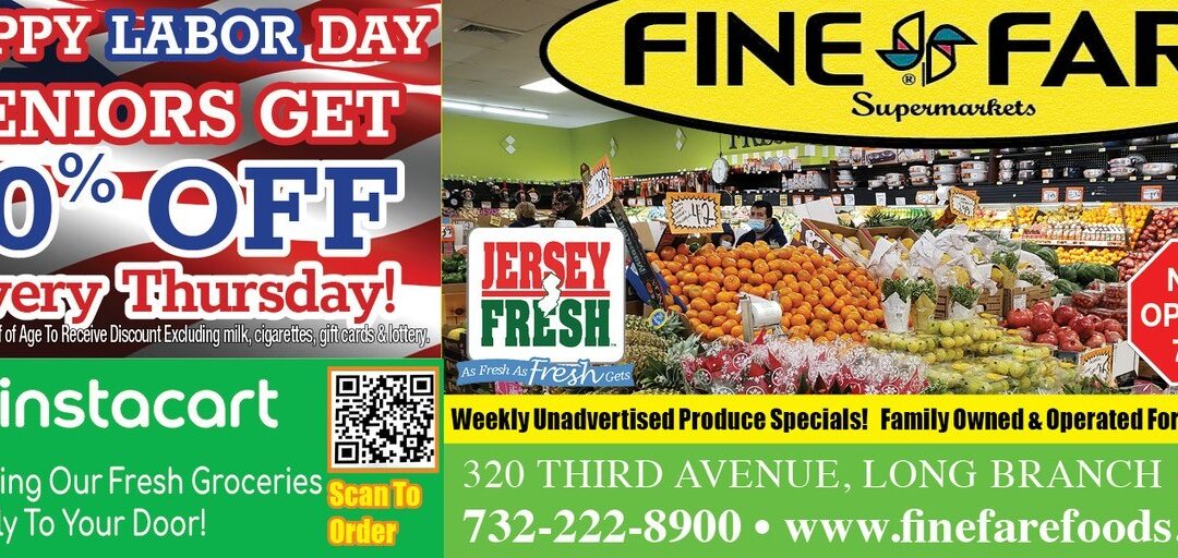 Fine Fair Supermarket Featuring Jersey Fresh Produce In Long Branch