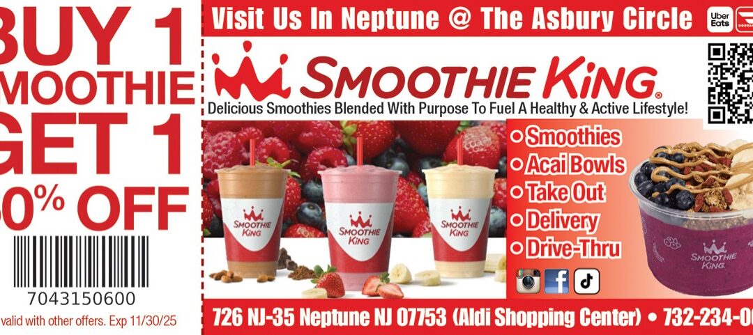 Smoothie King Smoothies & Acai Bowls In Neptune At The Asbury Park Circle