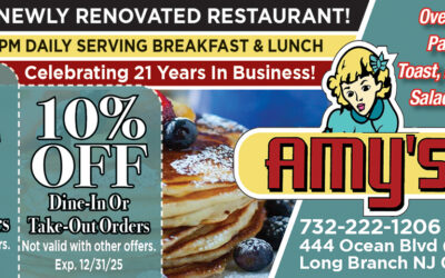 Amy’s Omelette House In Long Branch Serving Breakfast & Lunch