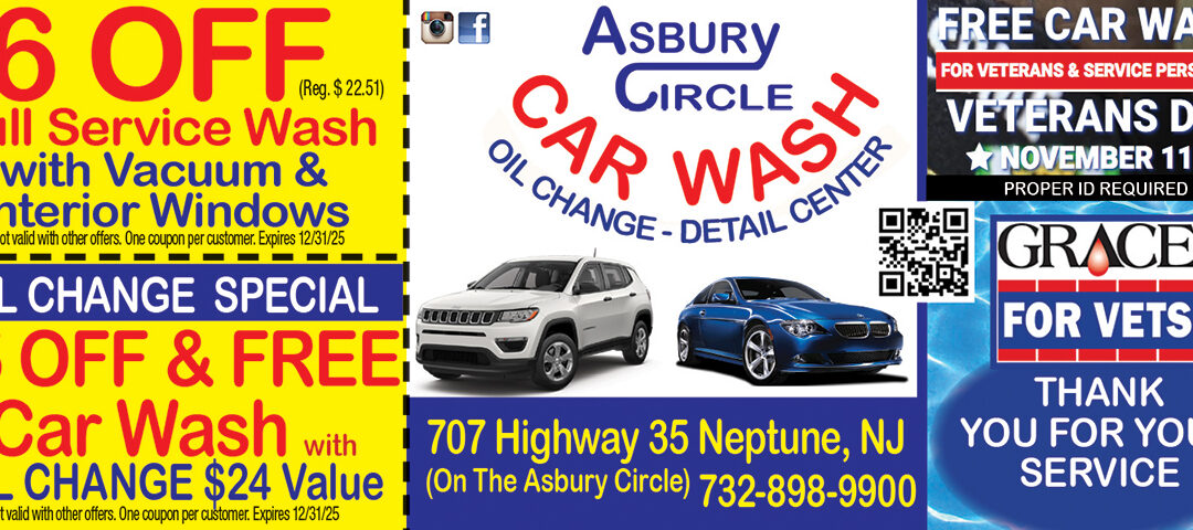 Asbury Circle Car Wash Oil Change & Detail Center In Neptune