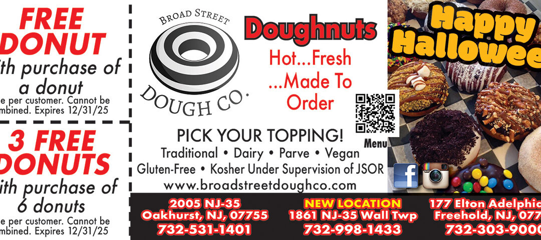 Broad Street Dough Co Arisan Donuts In Oakhurst, Wall Twp. & Freehold