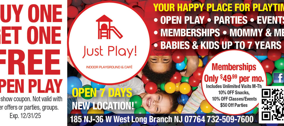 Just Play Indoor Playground-Parties-Events-Memberships in West Long Branch