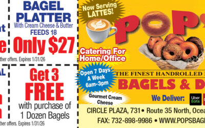 Pop’s Bagels And Deli…Finest Hand Rolled Bagels In Ocean Township