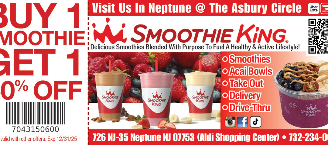 Smoothie King Smoothies & Acai Bowls In Neptune @ The Asbury Park Circle