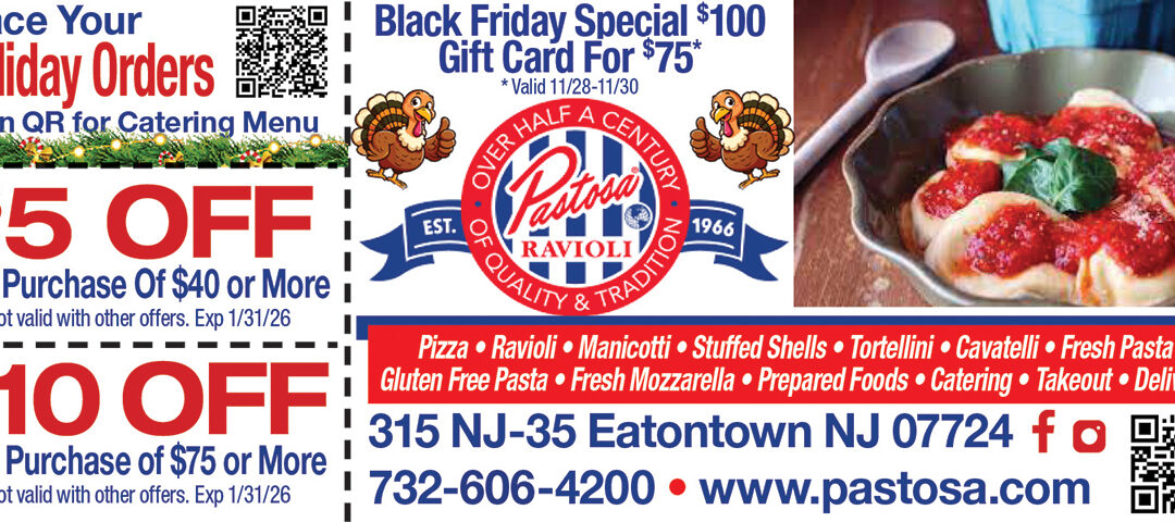 Pastosa Ravioli & Italian Marketplace  & Catering In Eatontown