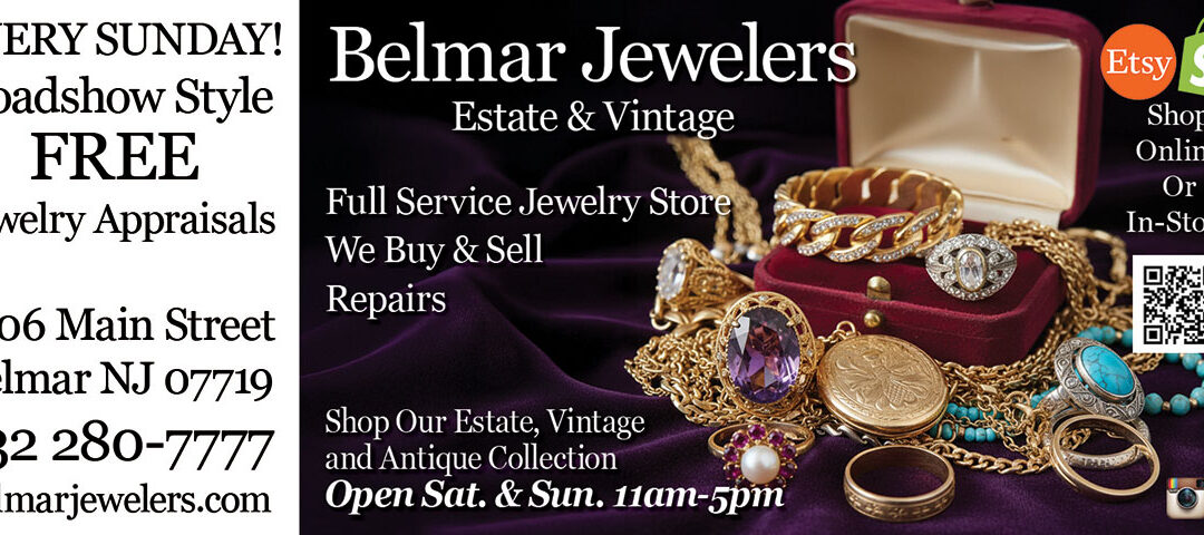 Belmar Jewelers Full Service Jewelry Store Featuring Estate & Vintage