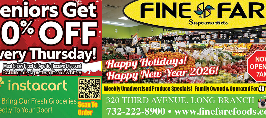 Fin Fare Supermarket In Long Branch Family Owned & Operated For 49 Years