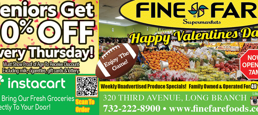 Fine Fare Supermarket In Long Branch-Celebrating Our 49th Year!