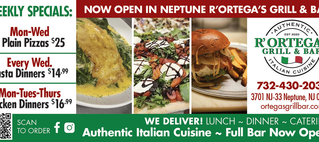 R’ Ortega’s Grill & Bar Authentic Italian Cuisine In Neptune