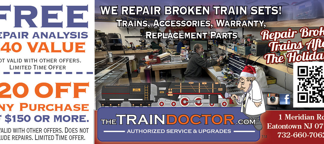 The Train Doctor In Eatontown…Repairs, Replacement Parts, New Trains