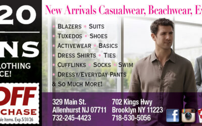 2020 Mens In Allenhurst-Fine Mens Clothing At A Fine Price!
