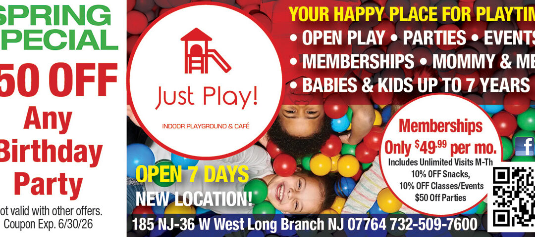 Just Play Indoor Playground & Cafe In West Long Branch