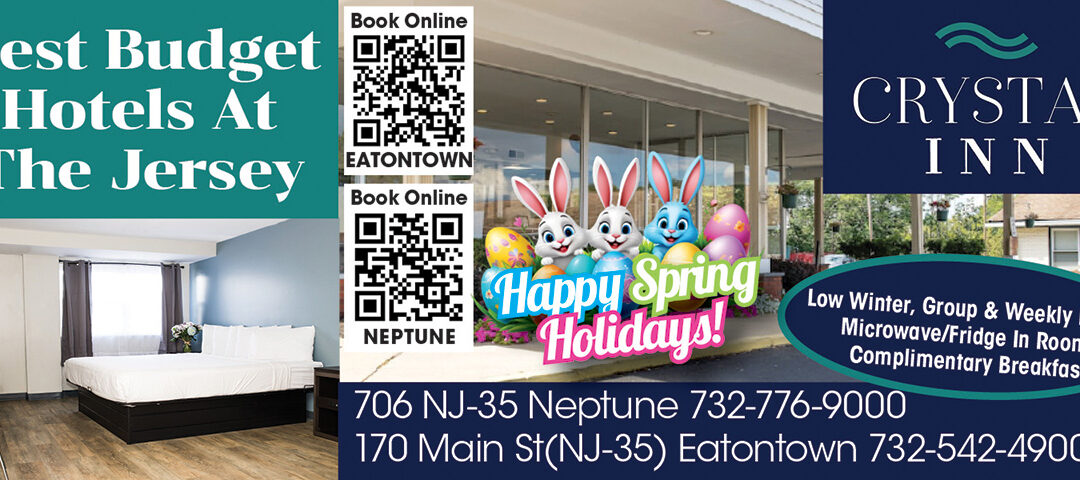 Crystal Inn of Eatontown & Neptune-Best Budget Friendly Hotels At The Jersey Shore