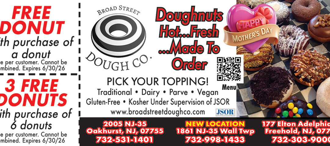 Broad Street Dough Co In Oakhurst, Wall Twp, Freehold