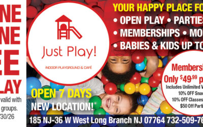 Just Play Indoor Playground & Cafe In West Long Branch-Buy 1 Get 1 Open Play Special