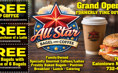 Grand Opening! All Star Bagel & Coffee-Freshly Baked Bagels & Gourmet Coffee