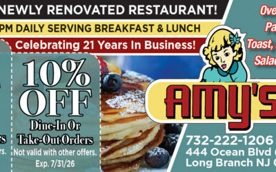 Amy’s Omelette House In Long Branch-Home Of Over 200 Omelettes