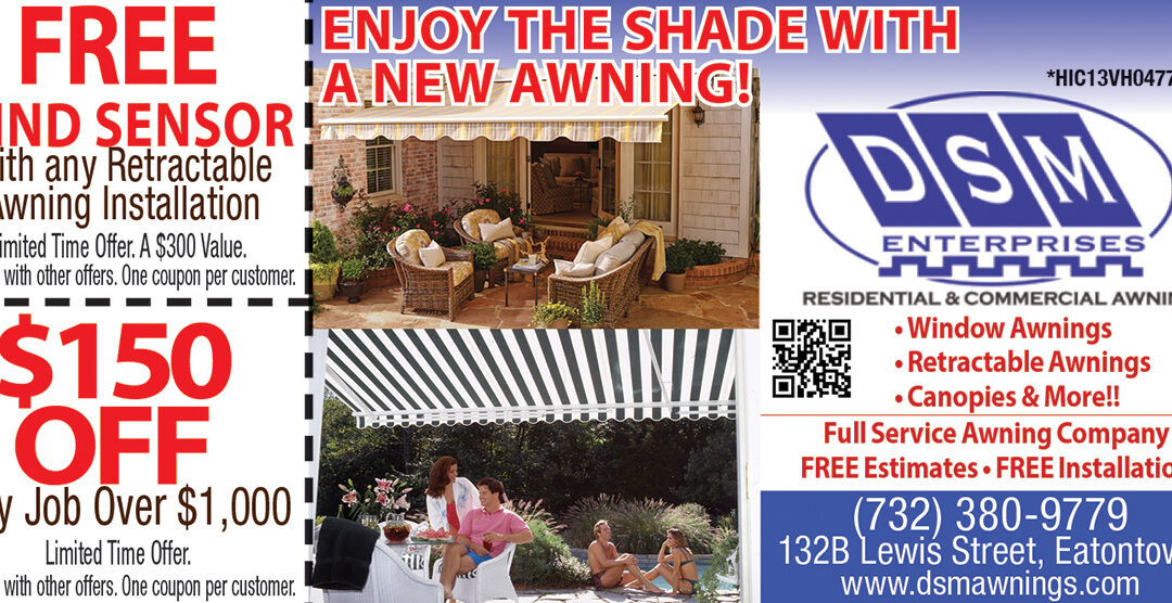 DSM Awnings-Window, Retractable Awnings, Canopies In Eatontown