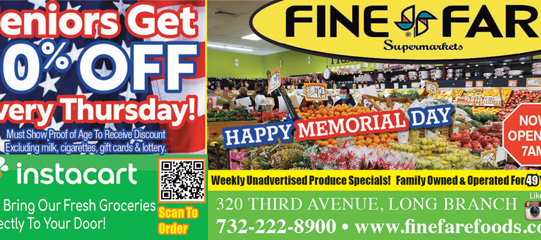 Fine Fare Supermarket In Long Branch-Weekly Unadvertised Produce Specials