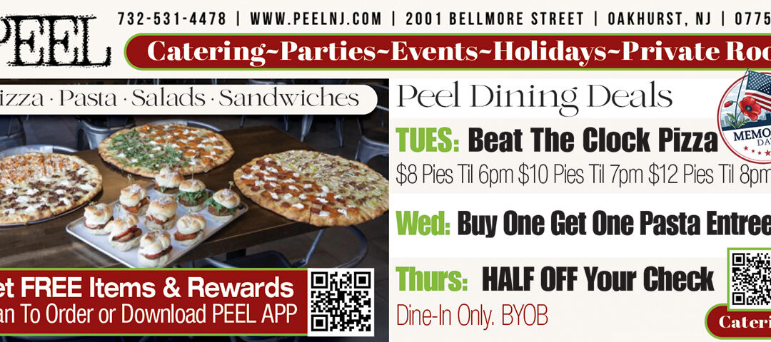Peel Restaurant In Oakhurst Dining Deals Every Tuesday Wednesday & Thursday