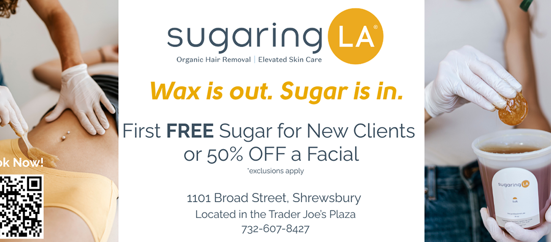 Sugaring LA Shrewsbury-Organic Hair Removal-First FREE Sugar For New Clients!