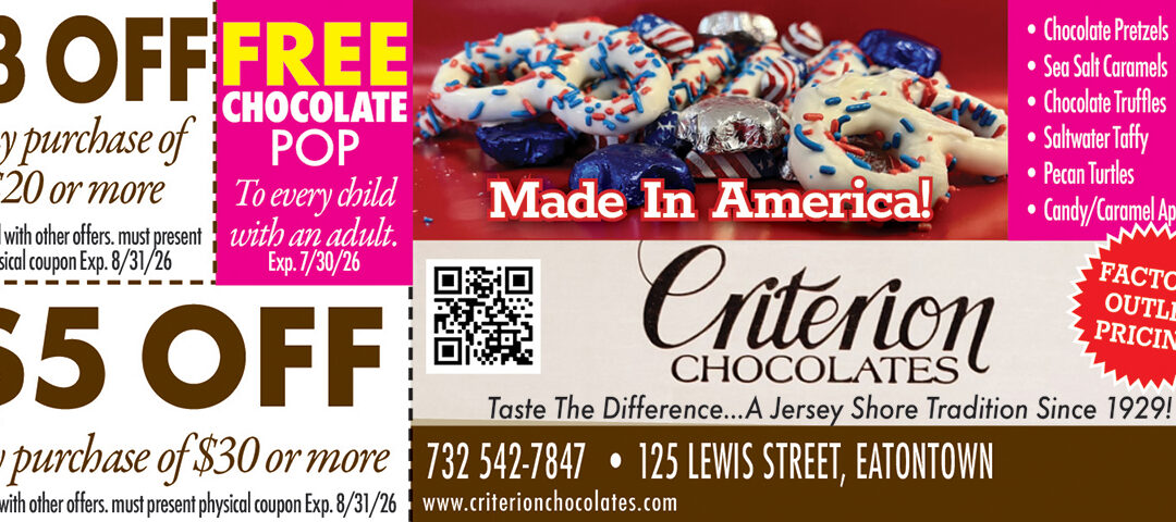 Criterion Chocolates Factory Outlet In Eatontown