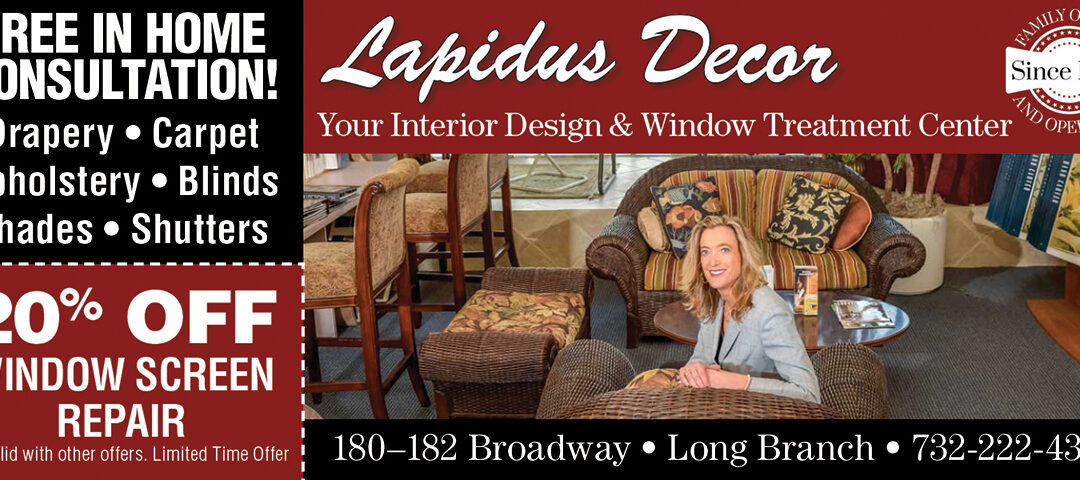 Lapidus Decor & Window Treatment Center-20% OFF Screen Repair