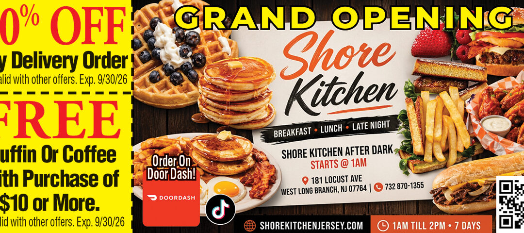 Shore Kitchen Serving Breakfast, Lunch & Late Night In West Long Branch