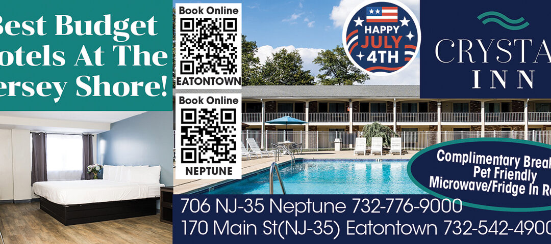 Visit The Crystal Inn Eatontown & Neptune-Best Budget Hotels At The Jersey Shore