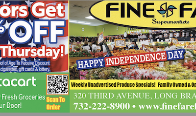 Fine Fare Supermarket In Long Branch Featuring Unadvertised Produce Specials