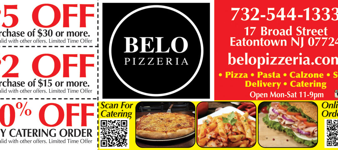 Belo Pizzeria In Eatontown-Order Online For Pick-Up Delivery Or Dine-In