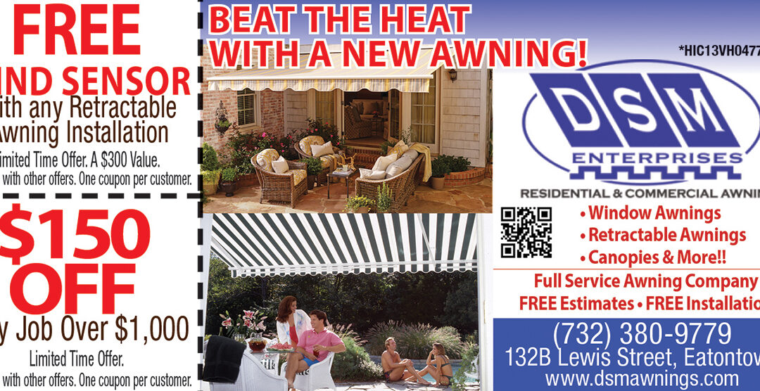 DSM Awnings-Window Awnings, Retractable Awnings, Canopies & More In Eatontown