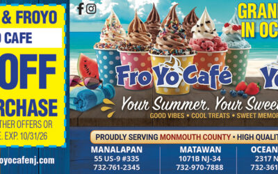 Grand Opening Of Fro Yo Cafe In Ocean Township-Other Locations In Aberdeen & Manalapan