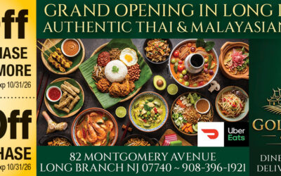 Grand Opening Golden Siam-Thai & Malaysian Cuisine In Long Branch
