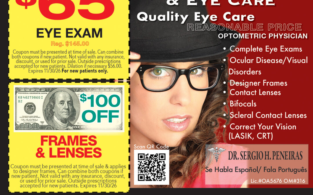 Brighton Optical & Eye Care In Long Branch-Dr Sergio Penieras