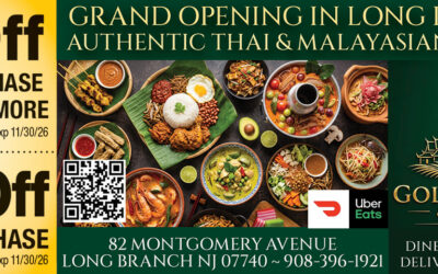 Grand Opening Golden Siam Restaurant Featuring Thai & Malaysian Cuisine