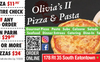 Olivia’s ll Pizza & Pasta Restaurant In Eatontown