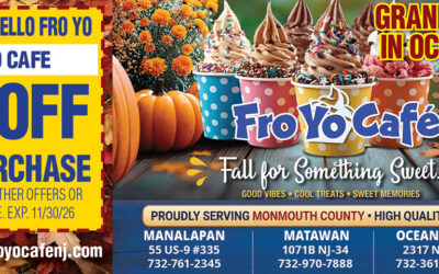 Grand Opening of Fro Yo Cafe Frozen Yogurt In Ocean Twp, Aberdeen & Manalapan